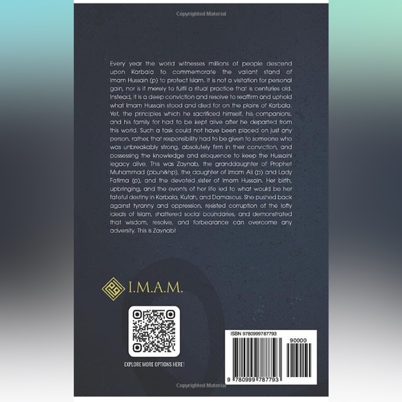 New book Who is Zaynab? By Hajjah Chahnaz A. Kbaisi-Hazari - Picture 2 of 2